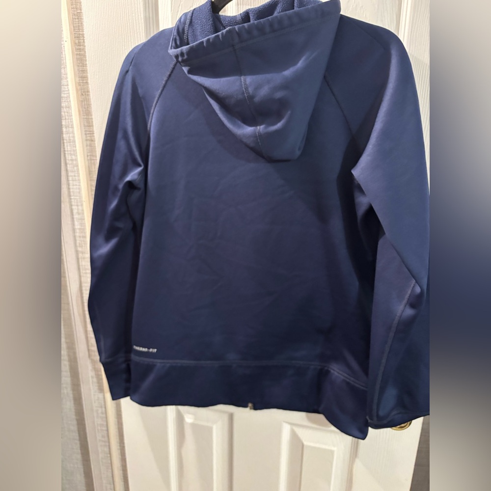 NFL Nike Navy Therma-Fit Patriots Jacket - Picture 3 of 5